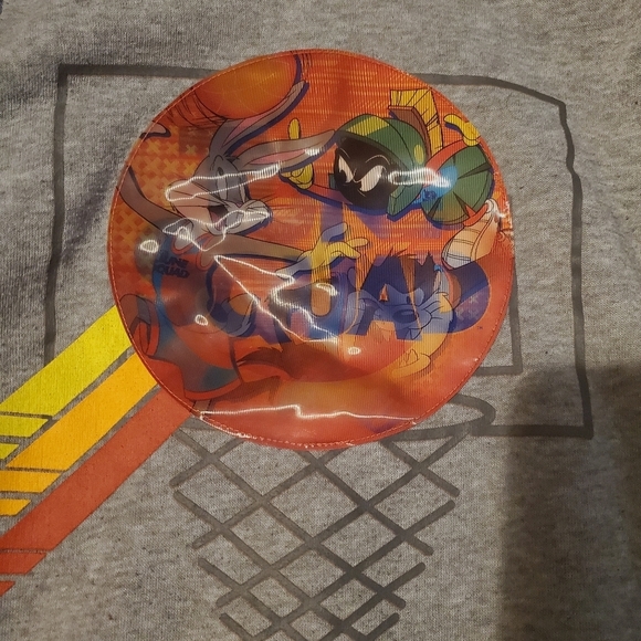 Space Jam Hoodie  Boy’s Size 5/6 Tune Squad, Basketball, Bugs Bunny - Picture 2 of 7
